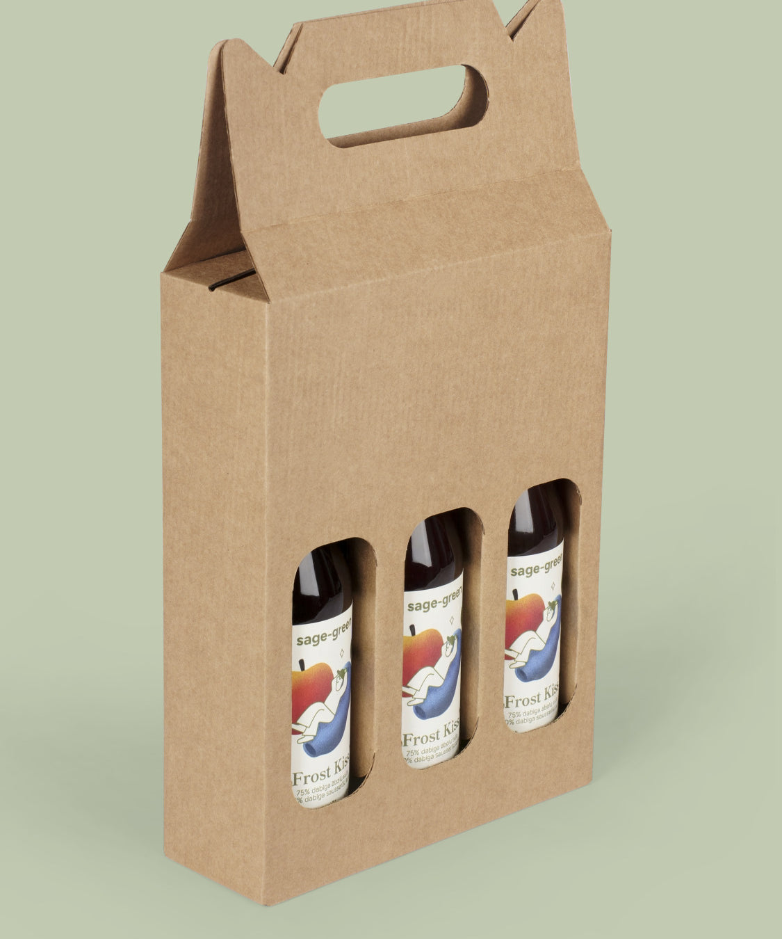 Frost Kiss - Bioloģiskā Ābolu un Sausseržu sula 330ml