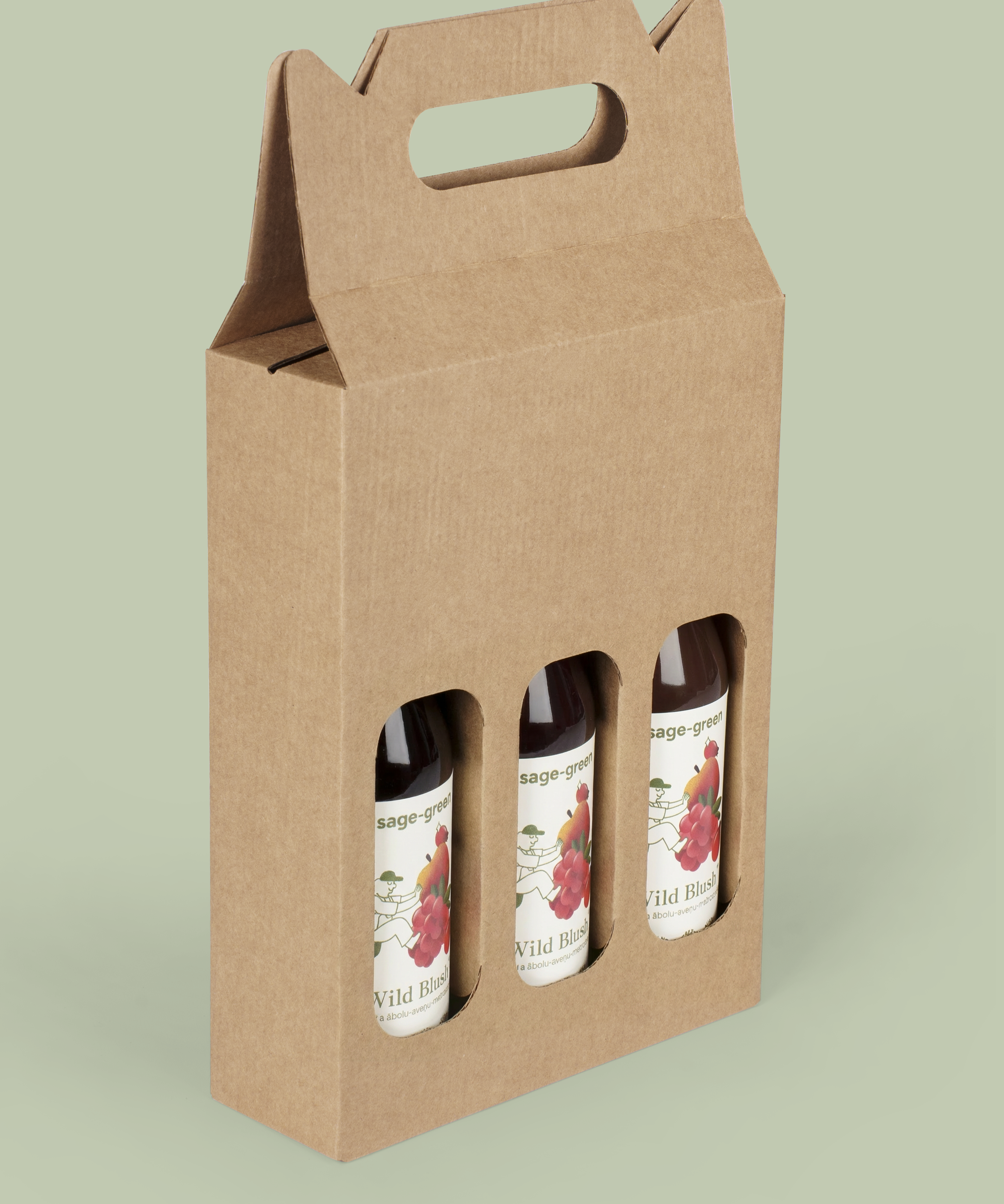 Wild Blush - 100% bioloģiska Ābolu, Aveņu un Mežrozīšu sula 500ml