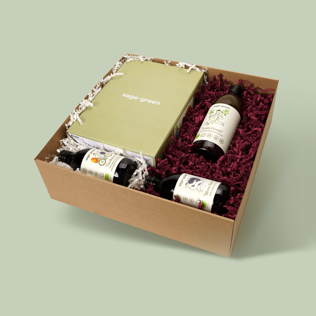 The Rise &amp; Shine Ritual awakens body and mind with a blend of vibrant Nordic berries, golden roots, and fresh apple brightness.