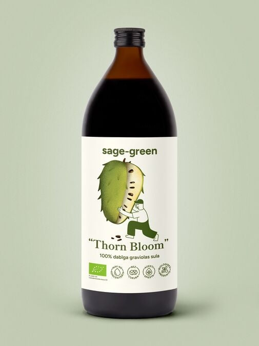 100% organic graviola juice