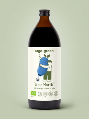 Blue North - 100% bioloģiska Sausseržu sula 1000ml