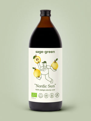 Nordic Sun - 100% bioloģiska cidoniju sula 1L